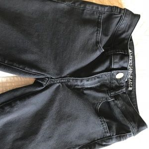 AEO Sateen Jegging Black